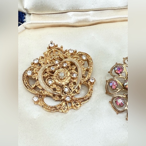 Vintage Rhinestone Brooch Lot - Picture 8 of 9